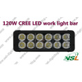 Luz del coche del CREE LED de 120W 4X4, del camino, conducción ligera LED auto de la barra del LED